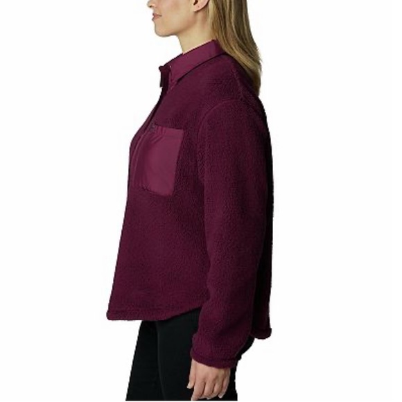 Columbia Women's West Bend Sherpa Shirt Jacket - Picture 3 of 6